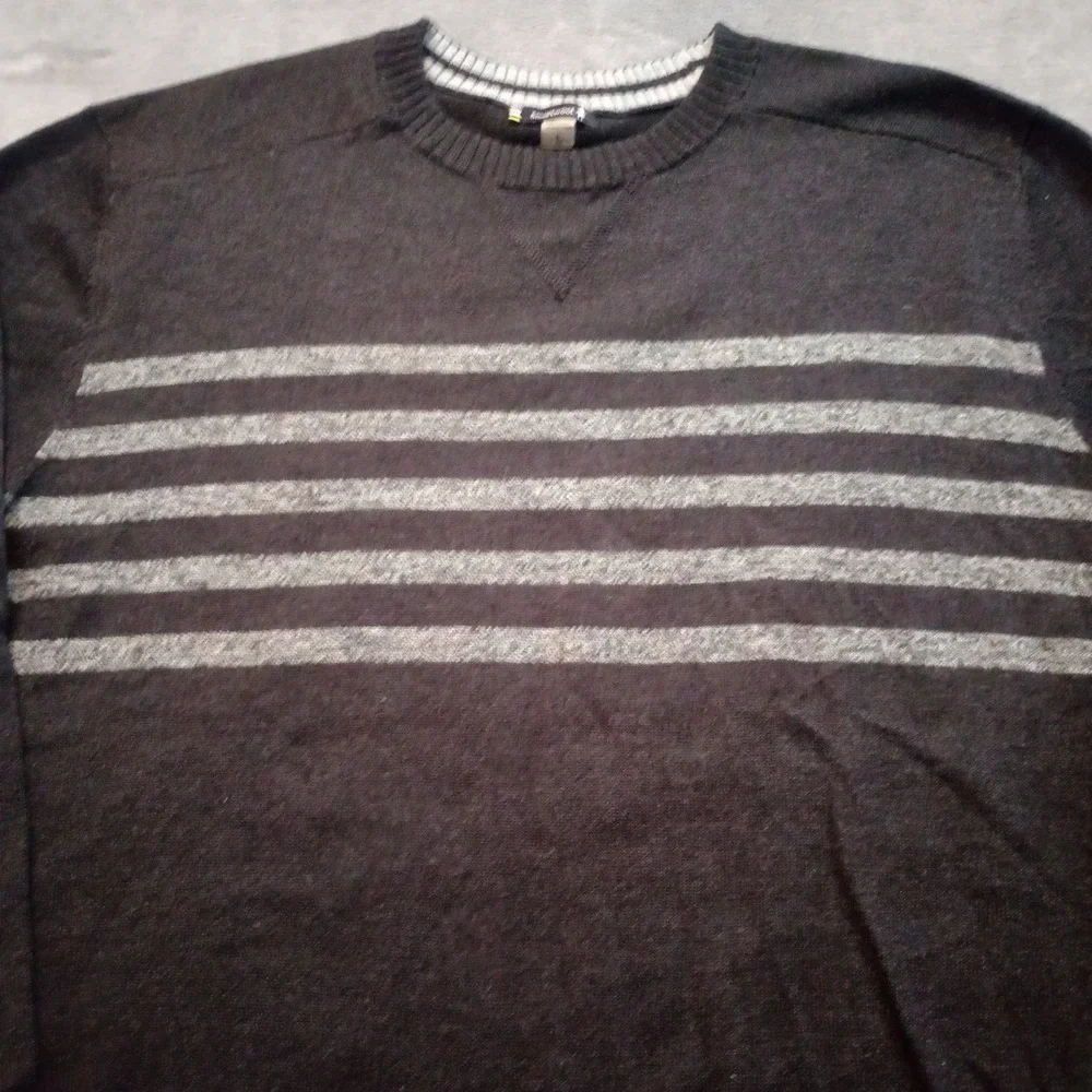 Smartwool Sparwood Crew Neck Pullover Sweater Charcoal Gray K Mens Size L‎ Large